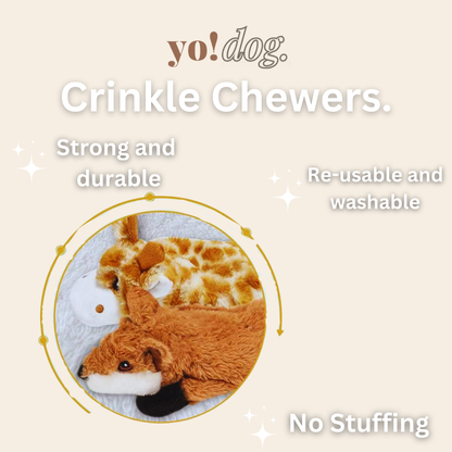 yo!Dog Assorted Crinkle Chewers